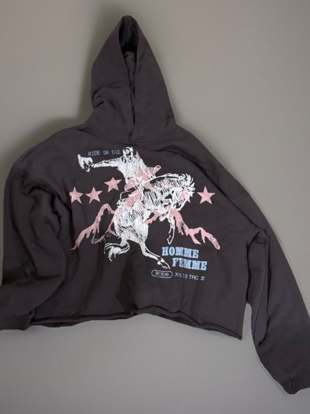 Homme Femme Ride Or Die Hoodie - XL